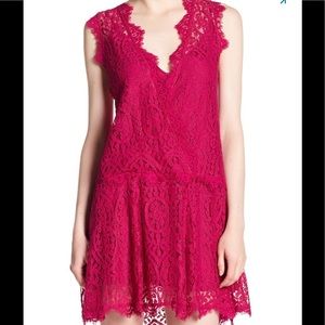 Free People Lace Mini Dress